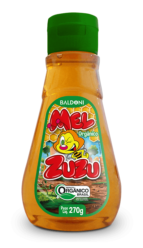 Mel Orgânico da Zuzu - Bisnaga 270g